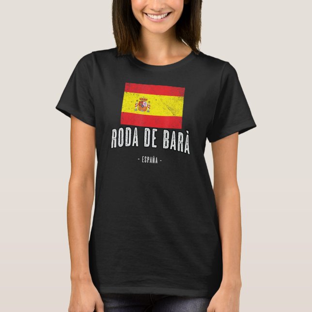 T-shirt Roda de Bar Espagne ES Drapeau Ville Bandera Ropa (Devant)