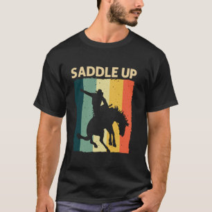 T-shirt Rodéo cool Pour Hommes Femme Barrel Racing Horse R