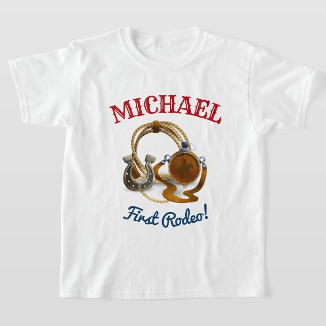 T-shirt Rodeo Cowboy Fête d'anniversaire chemise (Poser)