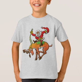 T-shirt Rodéo de Noël de Père Noël