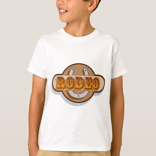 T-shirt Rodeo Horseshoe (Devant)