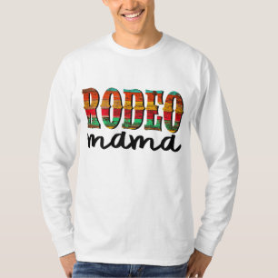 T-shirt Rodeo Mama Horse Lover Racing Fête des Mères Cadea