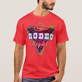 T-shirt Rodeo Night Leopard Neon Cowboy Hat672