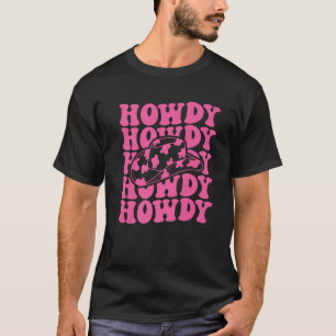 T-shirt Rodeo White Howdy Western Retro Cowboy Casquette S