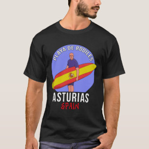 T-shirt Rodiles Beach Asturias Espagne