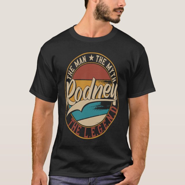 T-shirt Rodney L'homme le mythe la légende (Devant)