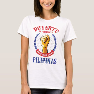 T-shirt Rodrigo Duterte pour le président des Philippines
