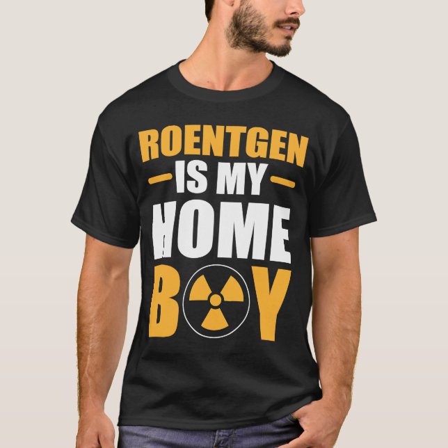 T-shirt Roentgen Est Mon Demi-Garçon Technicien En Santé C (Devant)