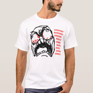 T-shirt rofl superbe de meme de visage de rage
