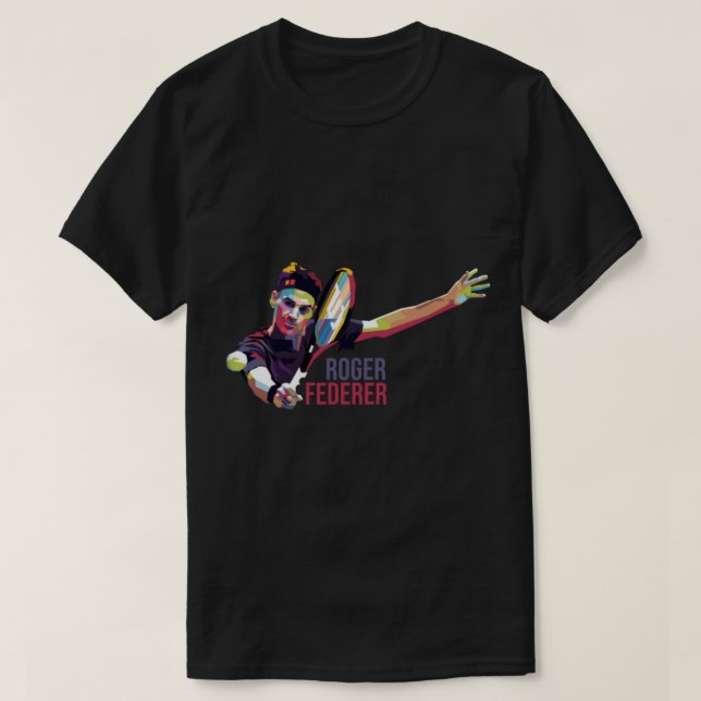 T-shirt Roger Federe Pop Art _ (Design devant)