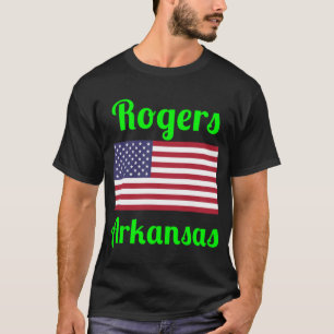 T-shirt Rogers Arkansas Imprimés Élégants5