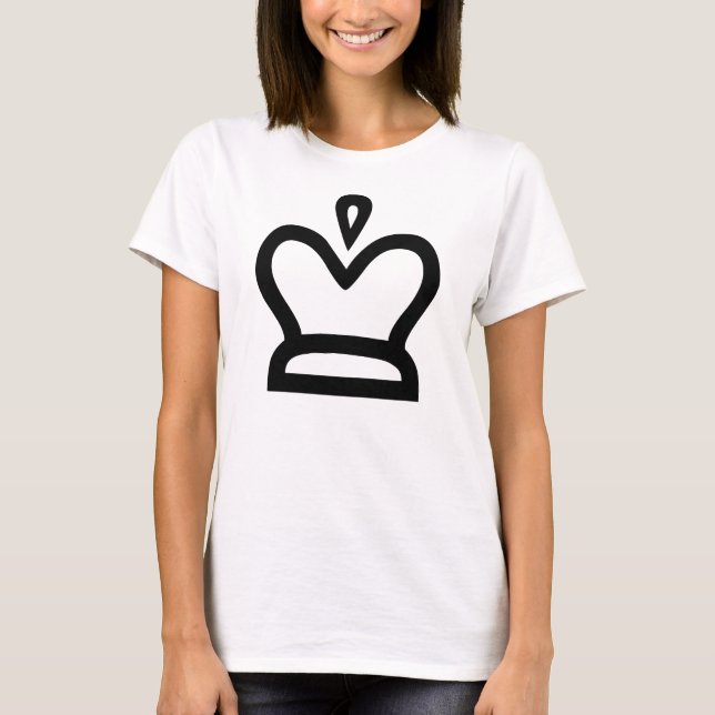 T-shirt Roi blanc (Devant)