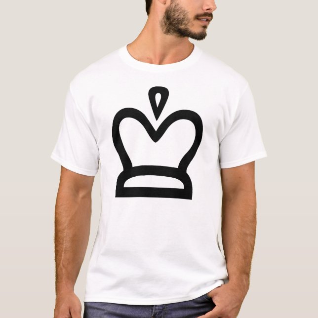 T-shirt Roi blanc (Devant)