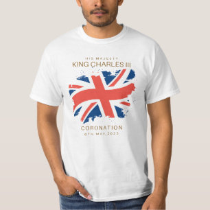 T-shirt Roi Charles III Coronation 2023 Royaume-Uni Royal