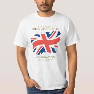 T-shirt Roi Charles III Coronation 2023 Royaume-Uni Royal
