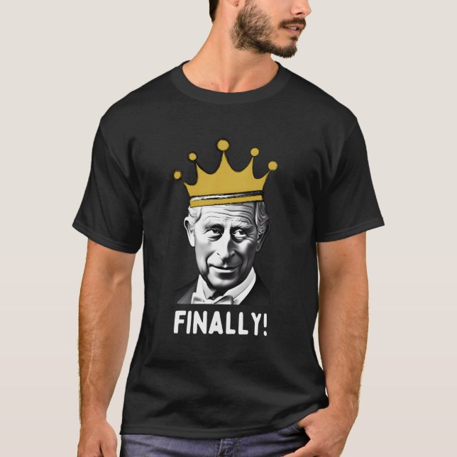 T-shirt Roi Charles Iii Coronation Memorabilia Py (Devant)