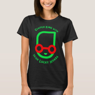 T-shirt Roi de Clutch aux Mains Irlandaises Chanceuses