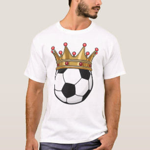 T-shirt Roi de la Couronne de football