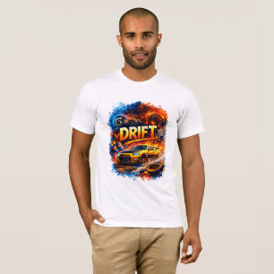 T-shirt Roi de la dérive – Conception d'art de voiture de