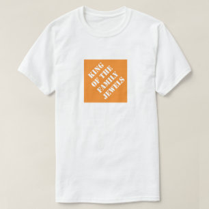 T-shirt Roi de la famille Bijoux Drôle Papa Humoristique