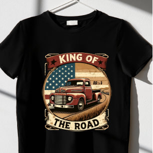 T-shirt roi de la route nous