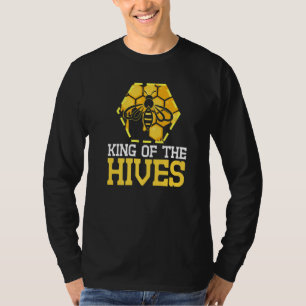 T-shirt Roi De La Ruche Miel Beehive Honeycomb Stingless