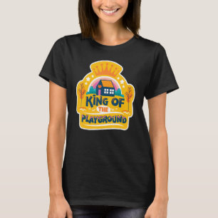 T-shirt Roi De L'Aire De Jeu Retour À L'École Joyeux Premi