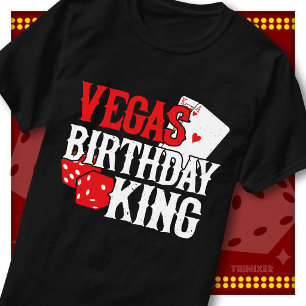 T-shirt Roi de l'anniversaire de Vegas Équipe de fête de c
