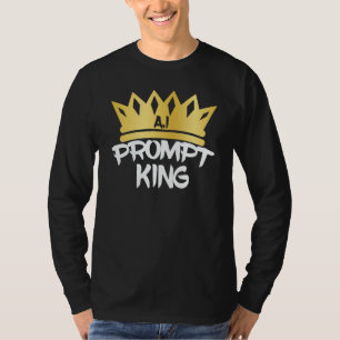 T-shirt Roi de l'invite Machine Learning Données Apprentis