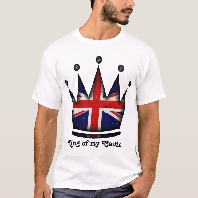 T-shirt roi de mon château (Devant)
