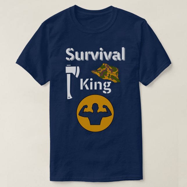 T-shirt Roi de survie (Design devant)