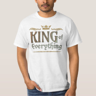 T-shirt ROI DE TOUT - Grand Couronne royale médiévale