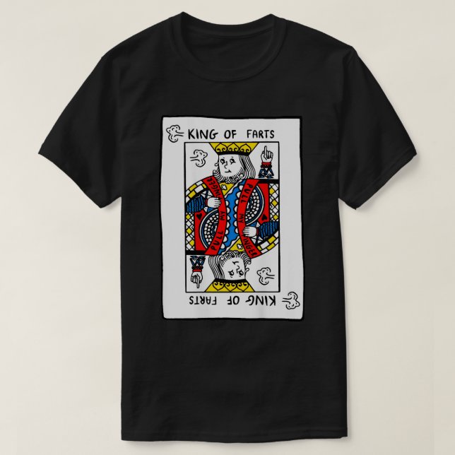 T-shirt roi des farts (Design devant)