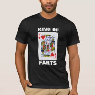 T-SHIRT ROI DES FERTS JOUER CARTE PARODE
