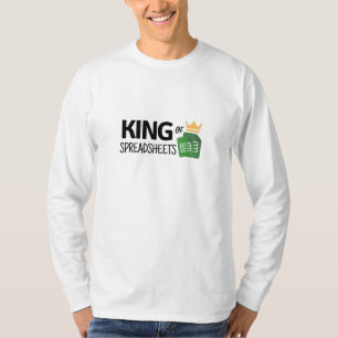 T-shirt Roi des feuilles de calcul