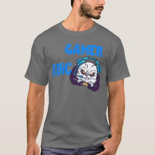 T-shirt Roi des joueurs Panda de jeu Ordinateur Jeux vidéo