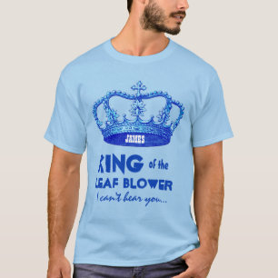 T-shirt Roi drôle de la couronne V25J2A de ventilateur de