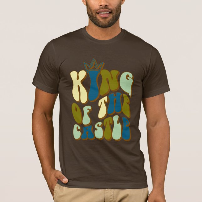T-shirt Roi du Château Papa  (Devant)