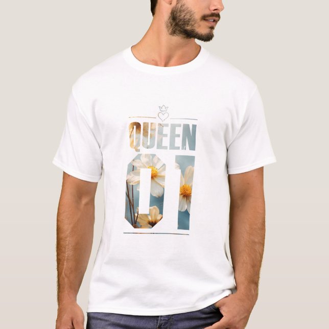 T-shirt Roi et reine des fleurs 01 (Devant)