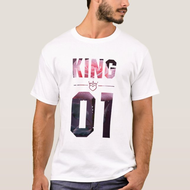 T-shirt Roi et reine des fleurs 01 (Devant)
