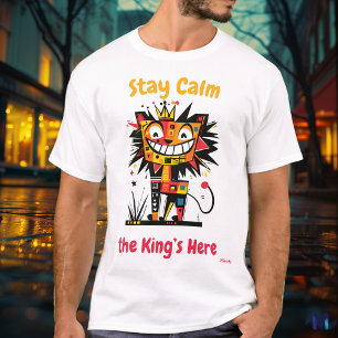 T-shirt Roi Lion Abstrait