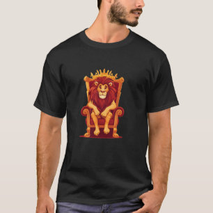 T-shirt Roi Lion avec Costume de Trône pour Adultes et