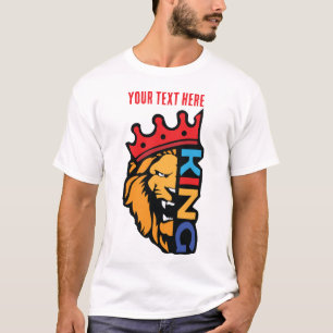 T-shirt Roi Lion – Conception d'animal de pouvoir de force