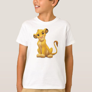 T-shirt Roi Lion Simba on Triangle Motif