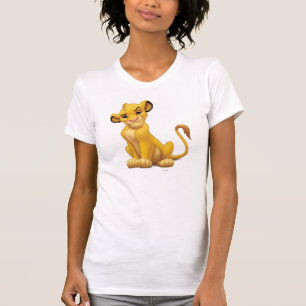 T-shirt Roi Lion Simba on Triangle Motif