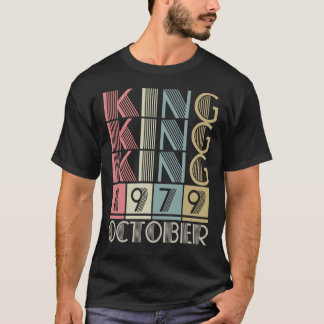 T-shirt Roi né en octobre 1979