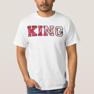 T-shirt Roi texte lettrage style graffiti