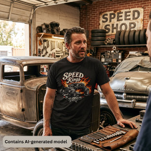 T-shirt Rois de la Vitesse Hot Rod