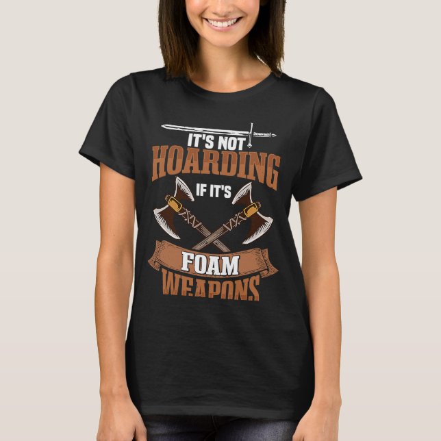 T-shirt Rôle de Larper Armes de mousse Jouer Imaginaire de (Devant)