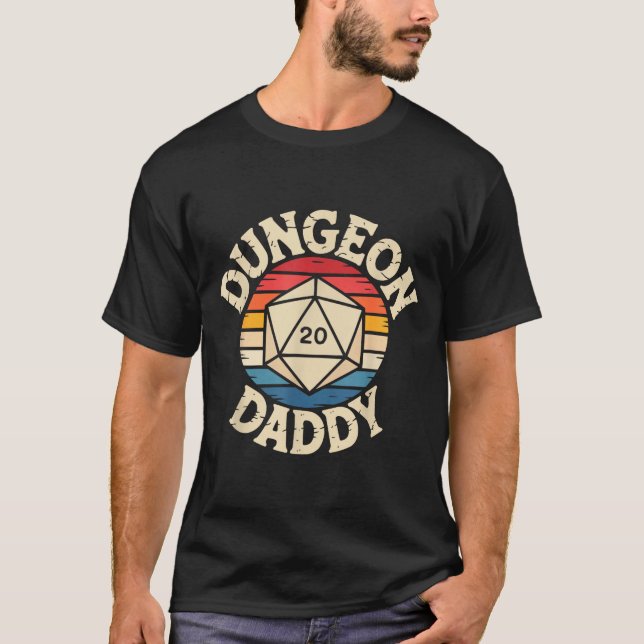 T-shirt Role Playing Gamer Dad Rpg Master Tabletop Funny R (Devant)